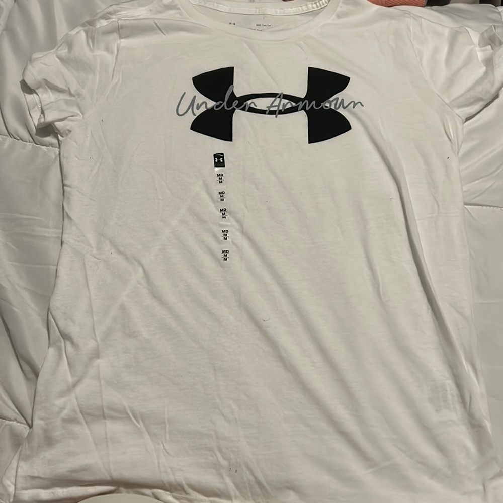 White Under Armour T-Shirt